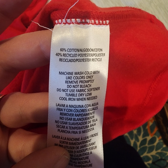 Calvin Klein Womenzs Bright Red/pink Sweatshirt - Picture 3 of 7